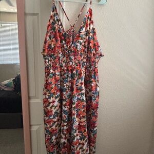 Floral Strappy Dress
